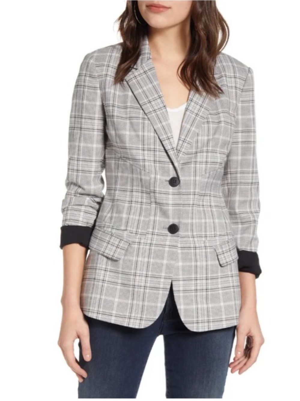 Chelsea 28 Plaid Blazer